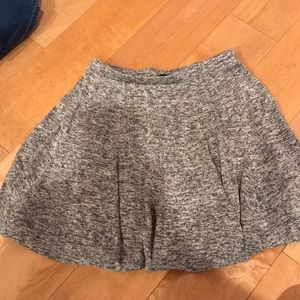 Grey skater skirt